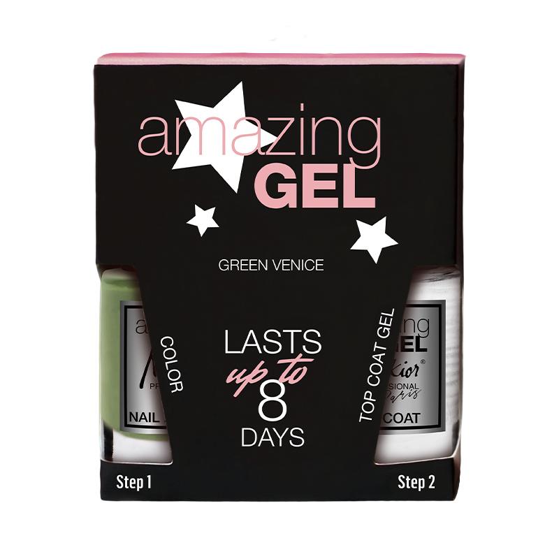 SET AMAZING GEL GREEN VENICE Melkior imagine noua 2022