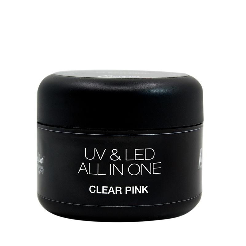 GEL UV & LED ALL IN ONE CLEAR PINK 40ML Melkior imagine noua 2022