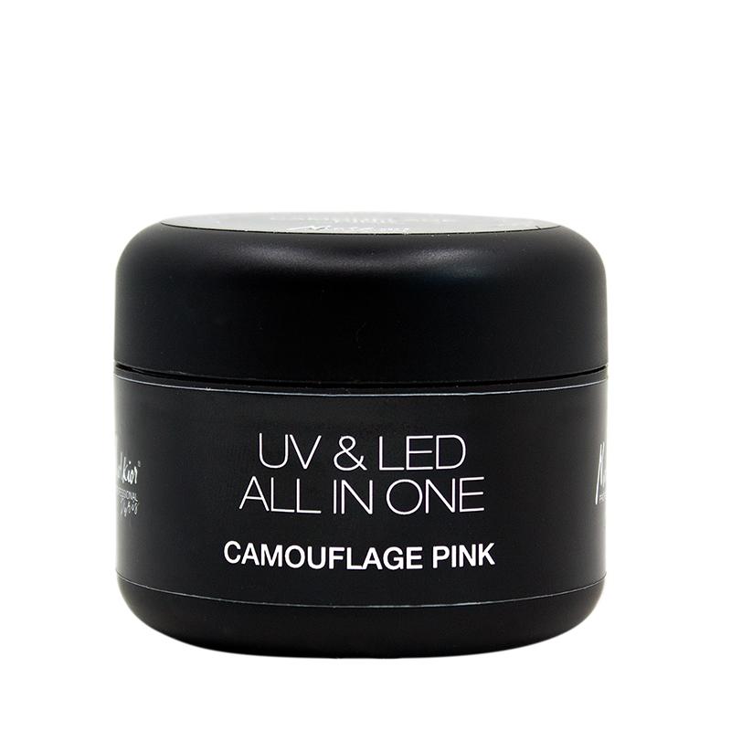 GEL UV & LED ALL IN ONE CAMOUFLAGE PINK 40ML Melkior imagine noua 2022