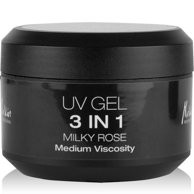 GEL UV 3 IN 1 MILKY ROSE - VASCOZITATE MEDIE 50GR