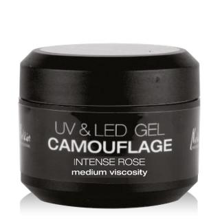 GEL UV & LED CAMUFLAJ ROSE INTENS - VASCOZITATE MEDIE 50G