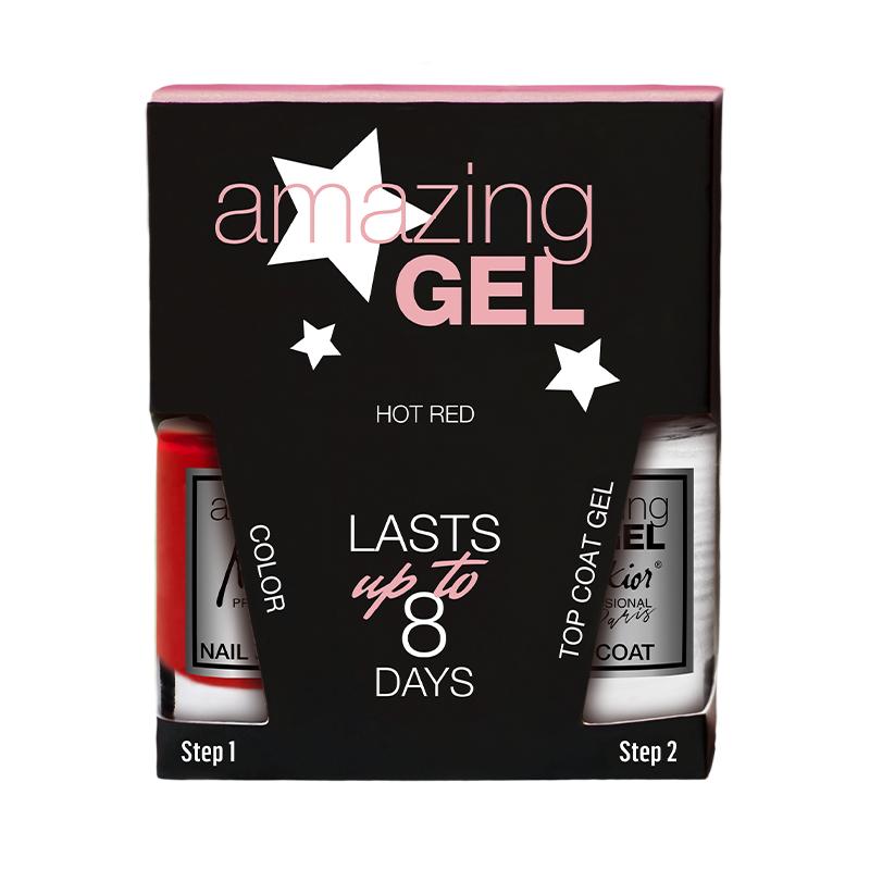 Set Amazing Gel Hot Red