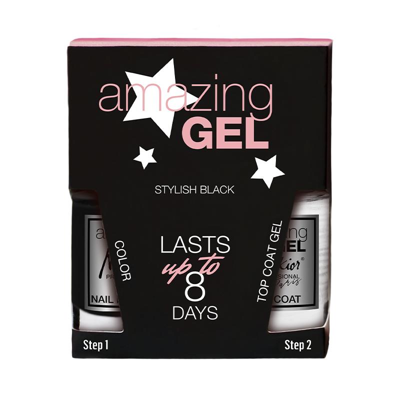 SET AMAZING GEL STYLISH BLACK