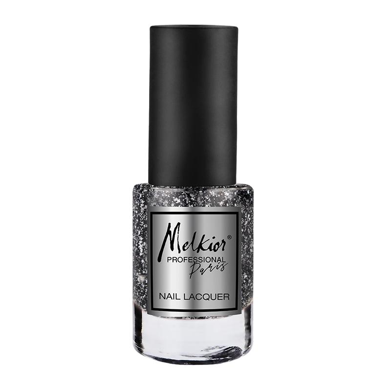 Oja melkior cu efect shiny black&white 4.5 ml