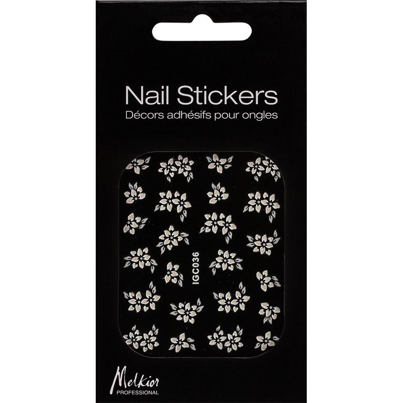 Decor adeziv pentru unghii glitter 612
