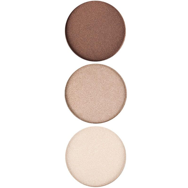 Paleta 3 Farduri Sidefate Earth Treasures 6g (hot Chocolate/beige Copper/light Beige)