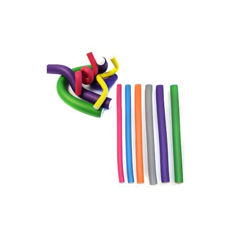 BIGUDIURI FLEXIBILE ROSII 24CM-D12 (10 BUC)