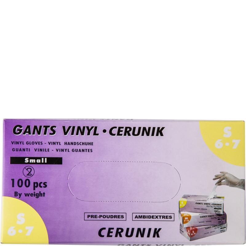manusi uf vinil s x 100 buc