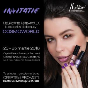 MELKIOR TE ASTEAPTA LA expozitia de beauty - COSMOWORLD