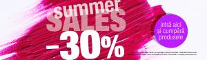 Beauty SUMMER SALES! Descopera produsele cu -30%