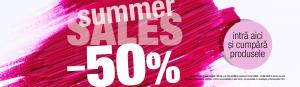 Beauty SUMMER SALES! Cumpara produsele cu -50%
