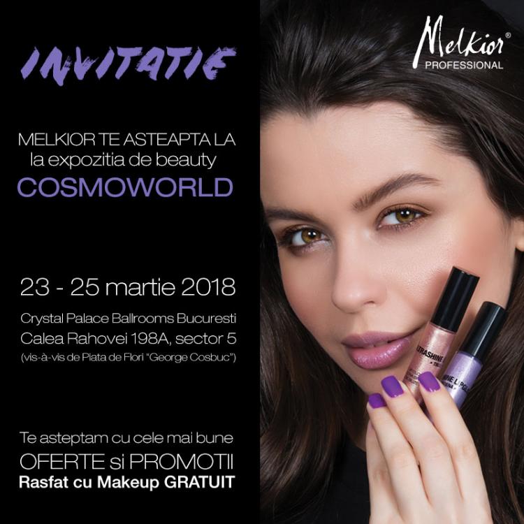 MELKIOR TE ASTEAPTA LA expozitia de beauty - COSMOWORLD 